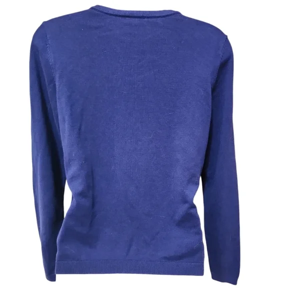 Talbots Colbalt Blue Cardigan Size Small - Picture 2 of 13